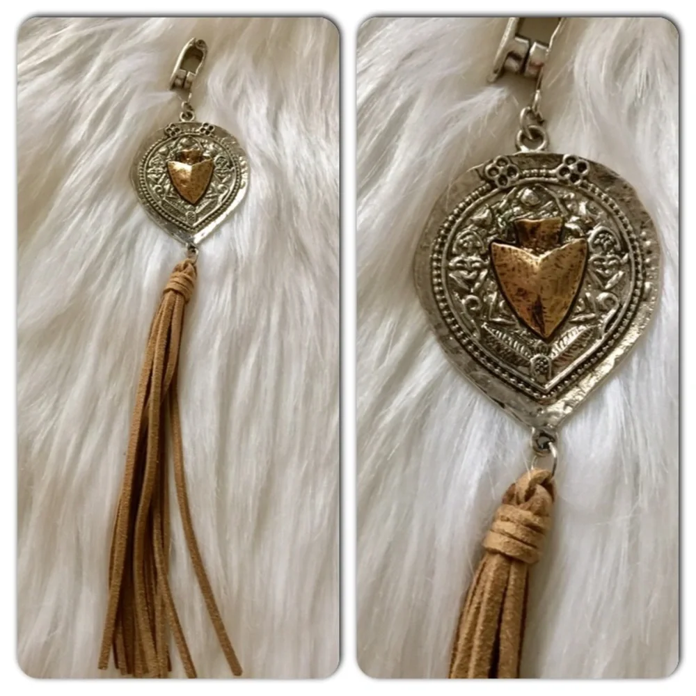 Western Arrowhead Tassel Handbag Charm Keychain – 1 for $19 or 2 for $25